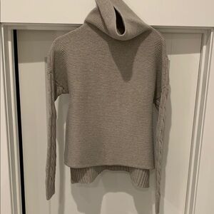 Cozy Taupe Turtleneck Sweater - Max Mara